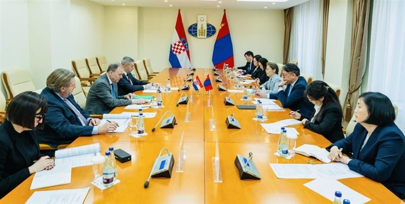 В Улан-Баторе прошли политические консультации между Монголией и Хорватией