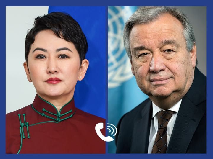 Б.Батцэцэг и Антониу Гуттериш обсудили сотрудничество Монголии и ООН