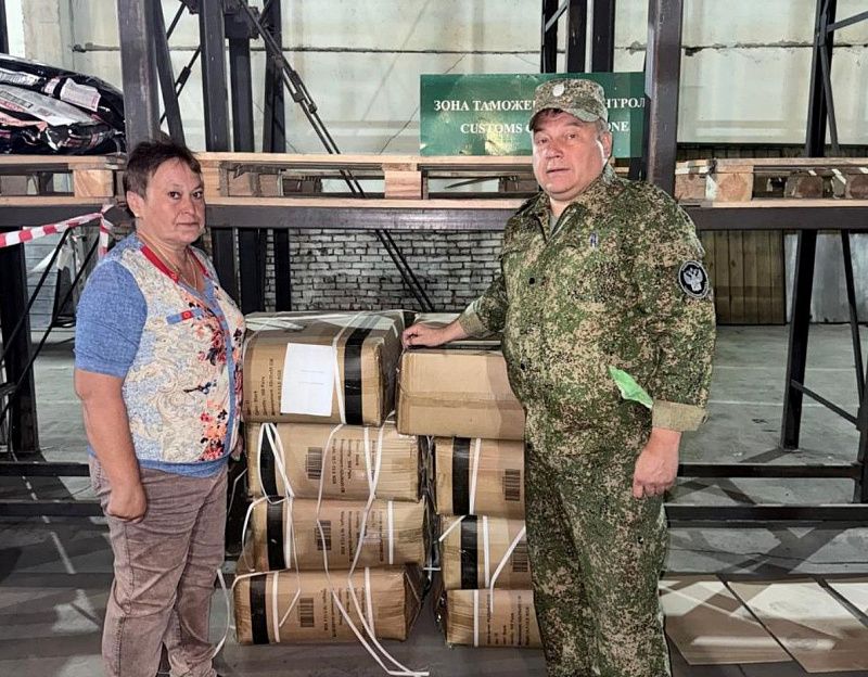 Бурятские таможенники осуществили передачу конфискованного товара в  Министерство обороны Российской Федерации