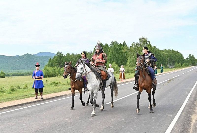 В Закаменском районе важный дорожный участок отремонтировали в рамках нацпроекта