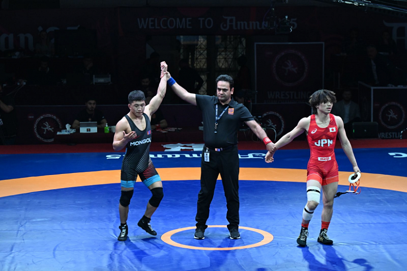 Мужская сборная Монголии завоевала три медали на чемпионате Азии