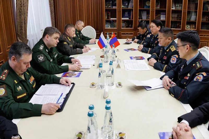 Заместитель Министра обороны РФ принял начальника генерального штаба вооруженных сил Монголии