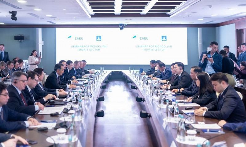 Председатель ВГХ Монголии выступил с речью на бизнес-форуме “Монголия-Евразийский экономический союз”