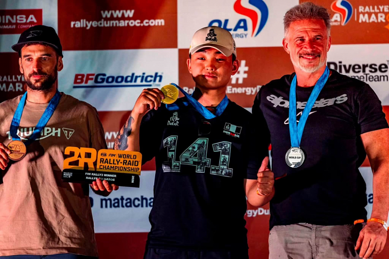 П.Мурун стал первым монгольским спортсменом, выигравшим чемпионат мира по ралли-рейдам