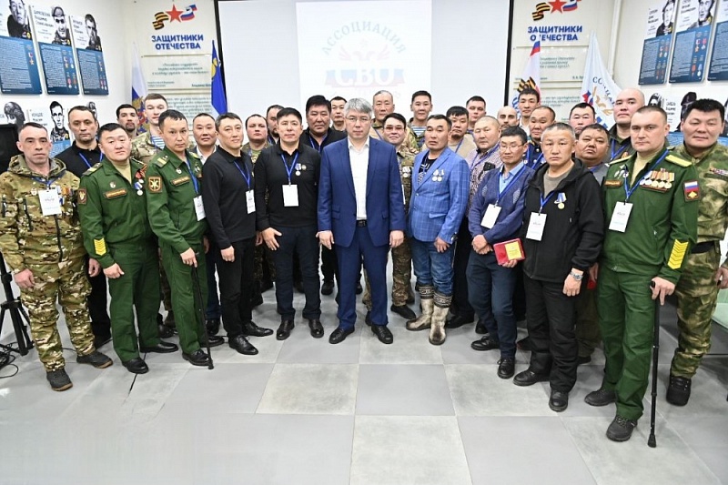 Глава Бурятии встретился с ветеранами СВО