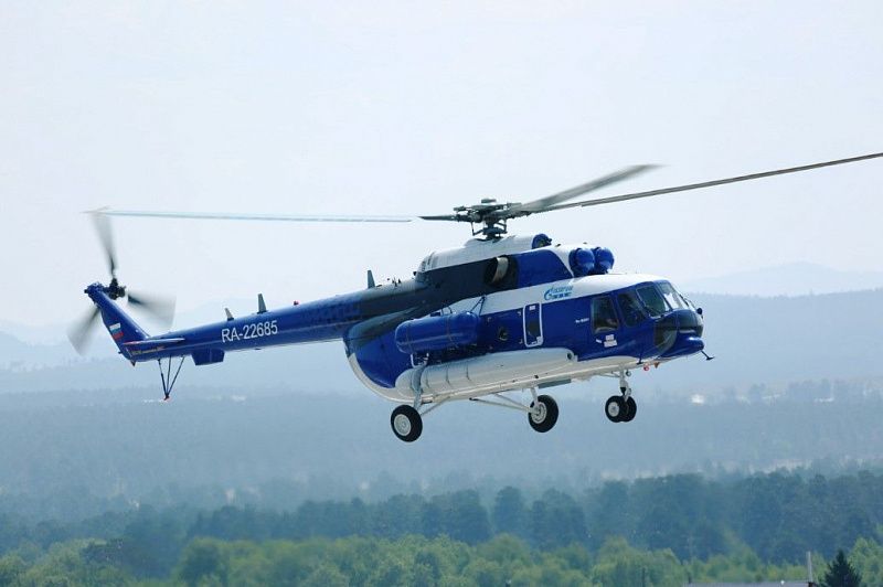 У-УАЗ поставил «Газпром авиа» три вертолета Ми-8АМТ для обслуживания труднодоступных объектов
