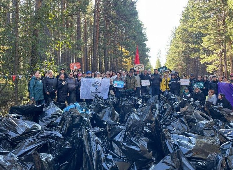 Крупнейшая в России массовая уборка прошла в Бурятии: волонтерское движение «360» установило новые рекорды