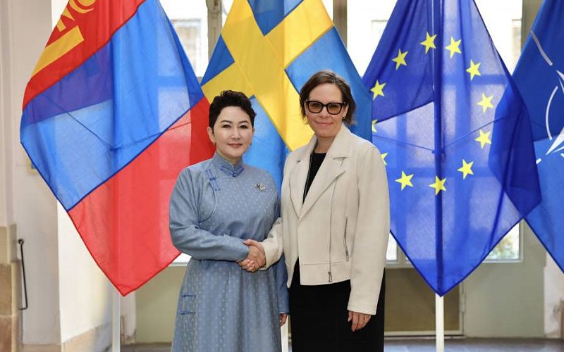 Министры иностранных дел Монголии и Королевства Швеции провели официальные переговоры