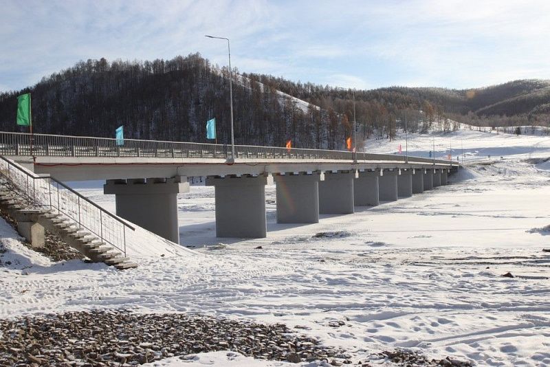В селе Михайловка Закаменского района открыли мост после капремонта
