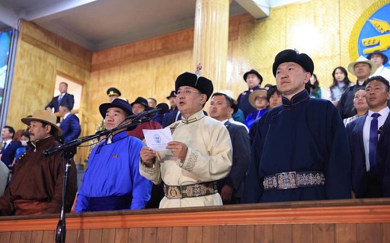Президент Монголии закрыл Национальный праздник Наадам