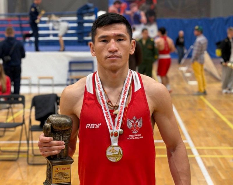 Спортсмен из Бурятии стал чемпионом Вооружённых сил России по боксу