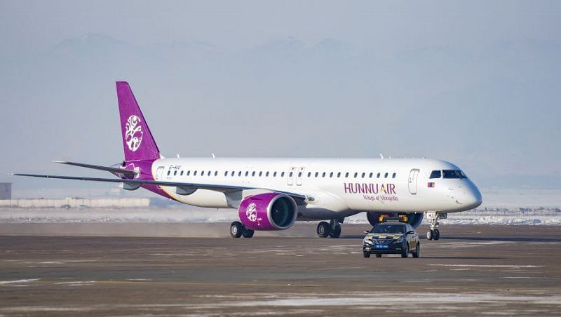 «Hunnu Air» получила новый самолёт