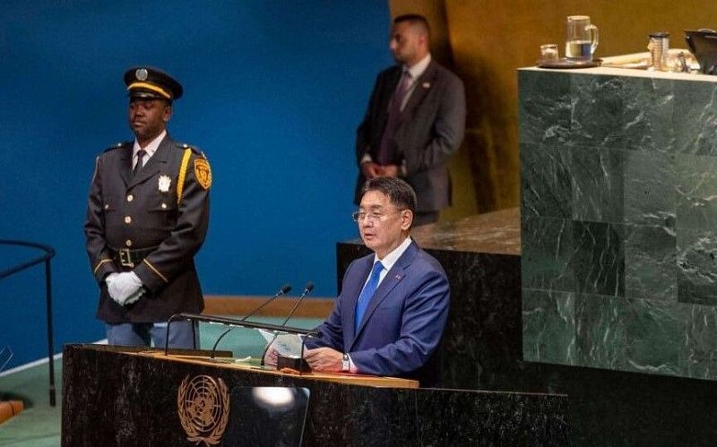 Президент Монголии выступил с речью на общих прениях 81-й сессии Генеральной Ассамблеи ООН
