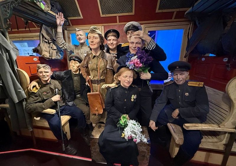 «Поезд Победы» прибыл в Улан-Удэ
